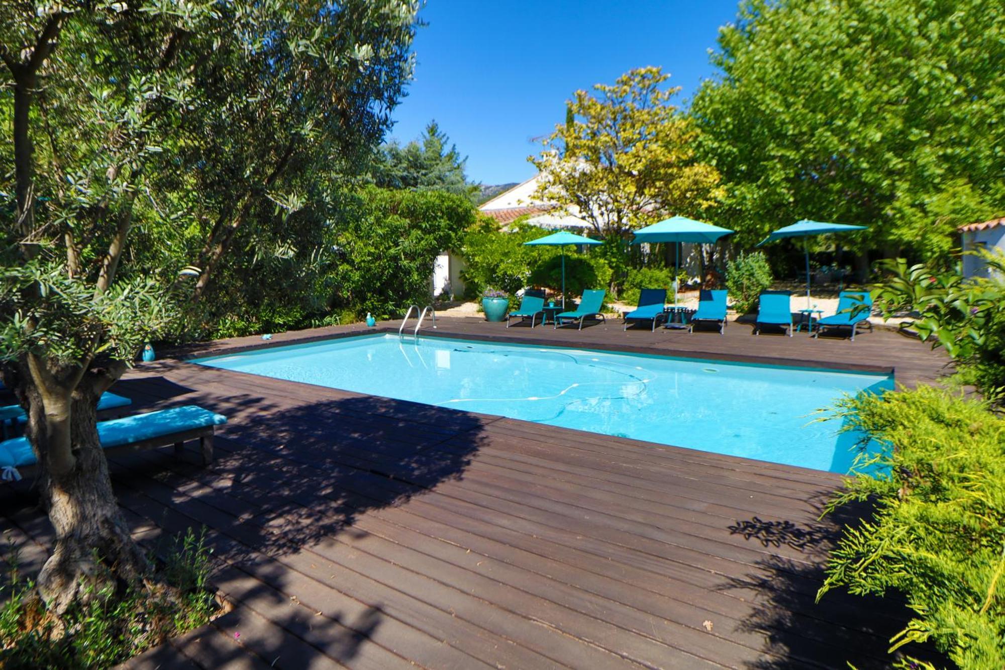 Le Mas De Bertagne Studio Kitchenette Terrasse Piscine Gemenos Bagian luar foto